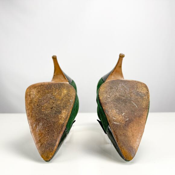 VTG 1950's Green Pumps | Womens Size 8 - Picture 6 of 7